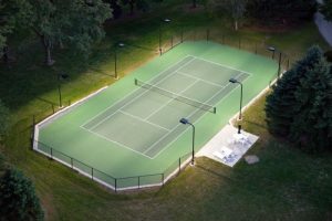 outdoor tennis court lighting